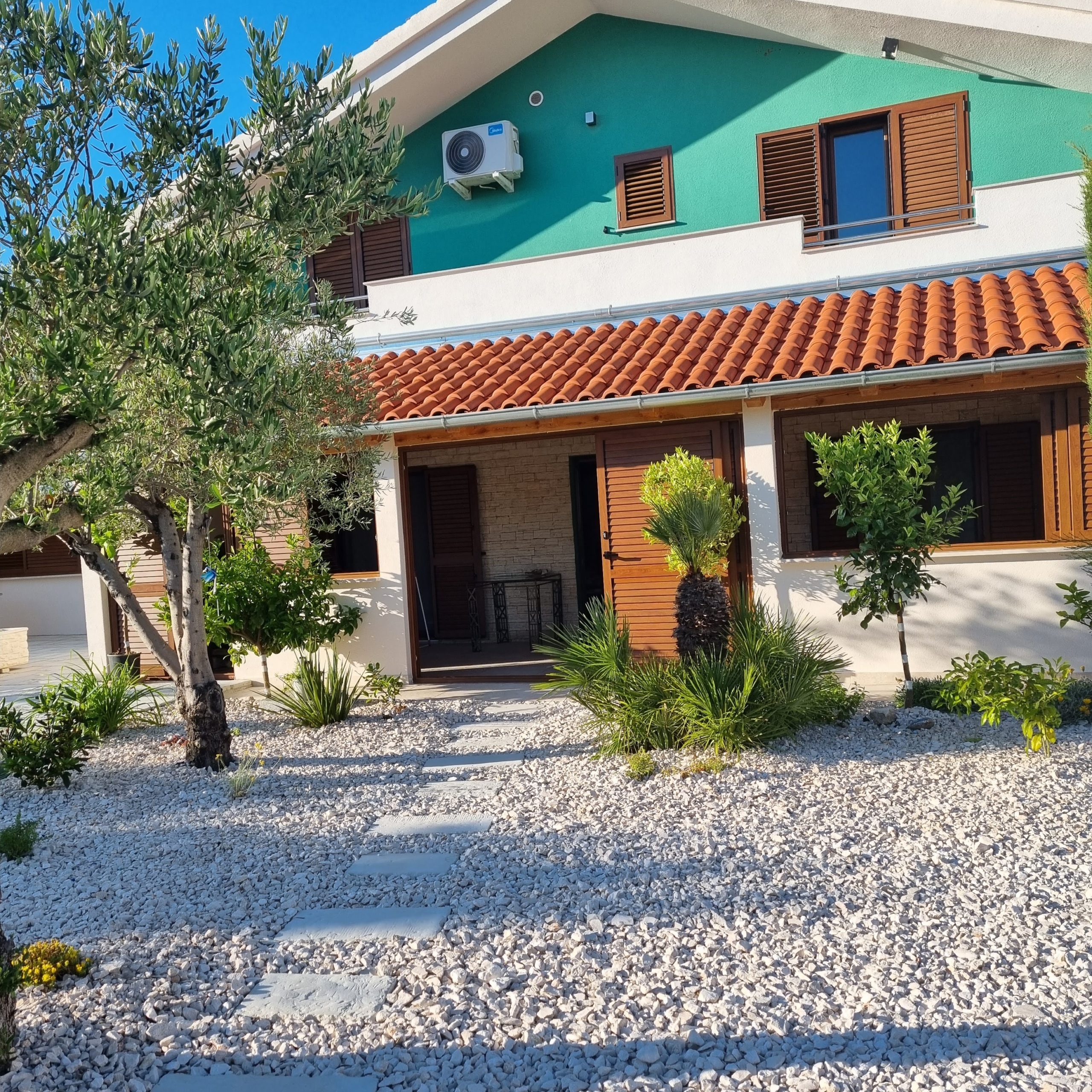 image1 Ferienhaus in Croatien, Mitteldalmazien mit Pool, Aussenküche.